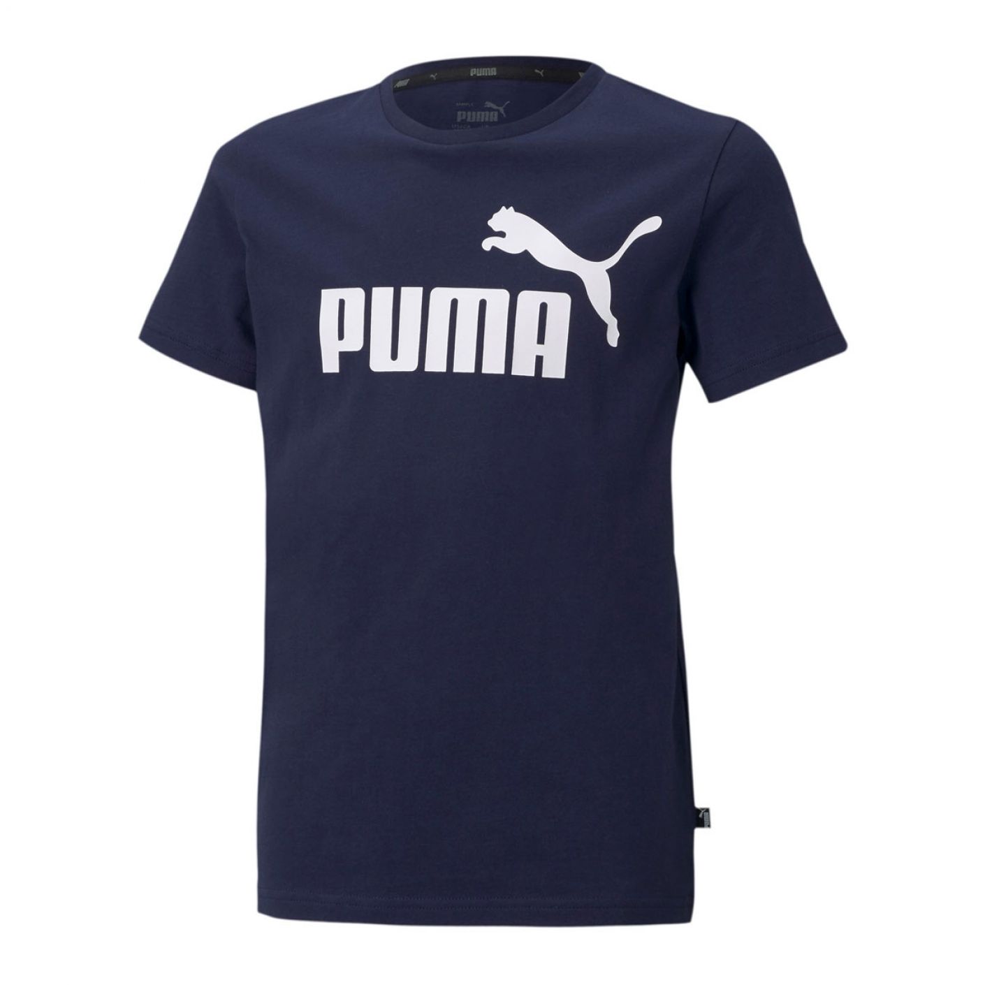 Puma T-shirts Essentials Logo Blue for Kids