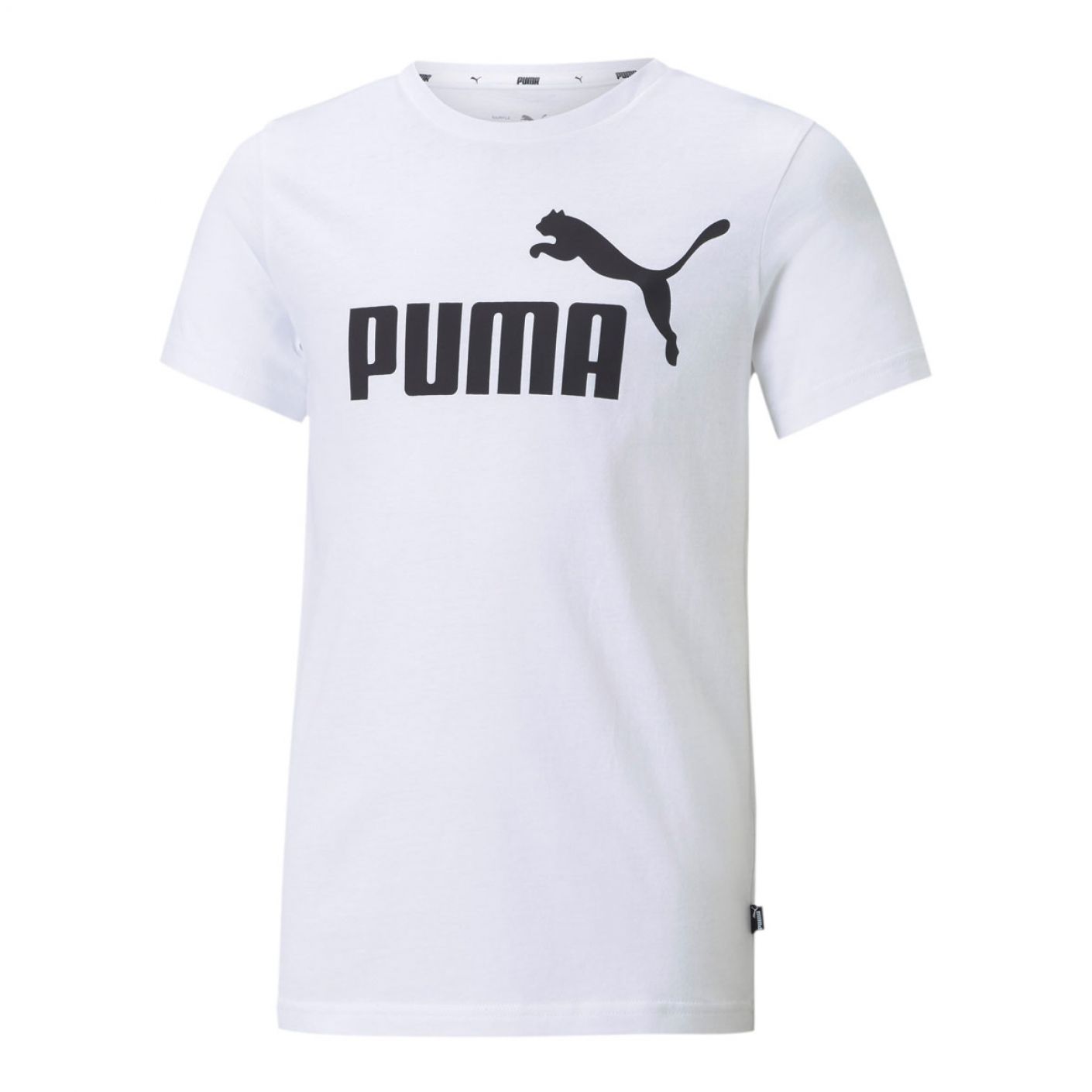 Puma T-shirts Essentials Logo White da Bambino