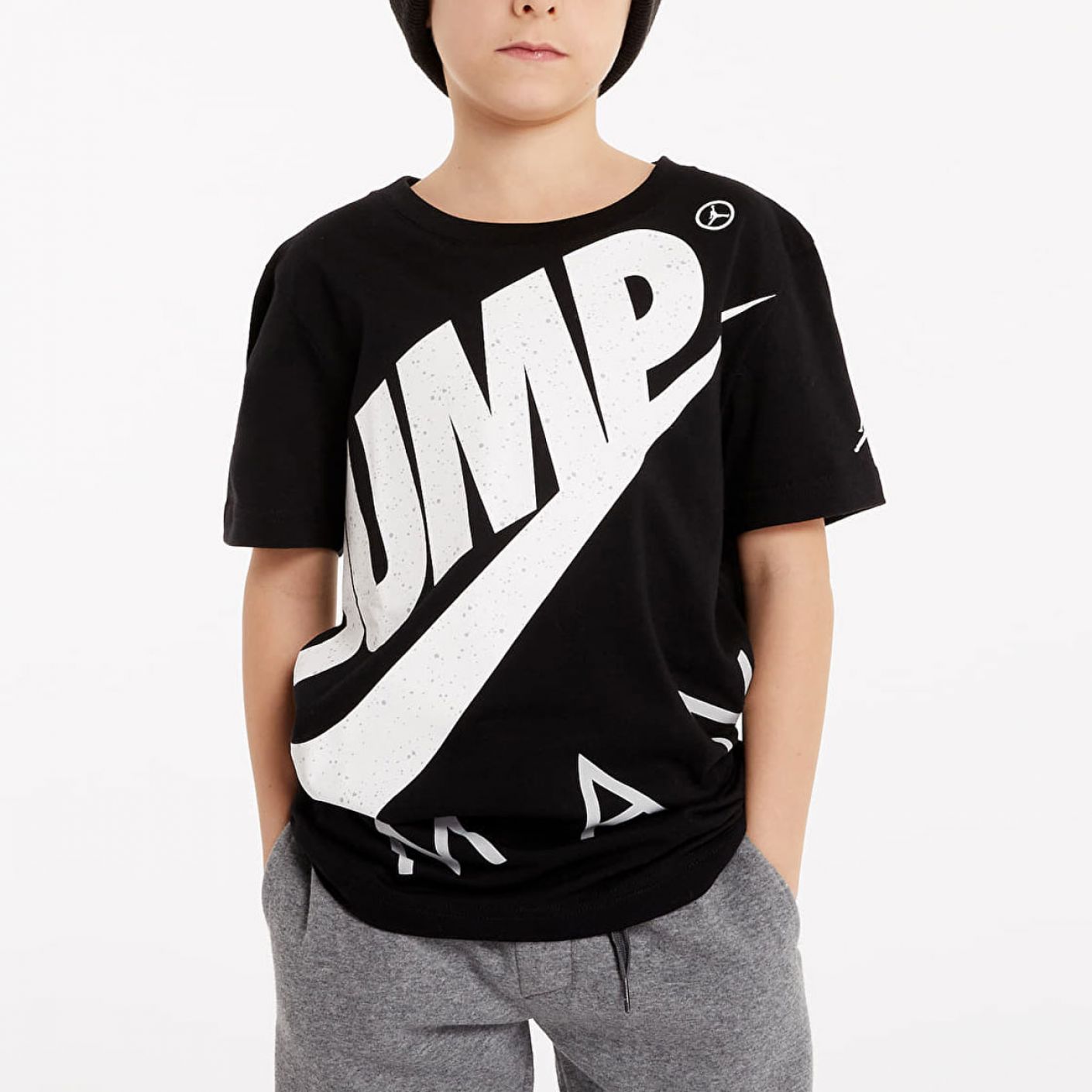 Nike T-Shirt Jumpman Street Black da Bambino