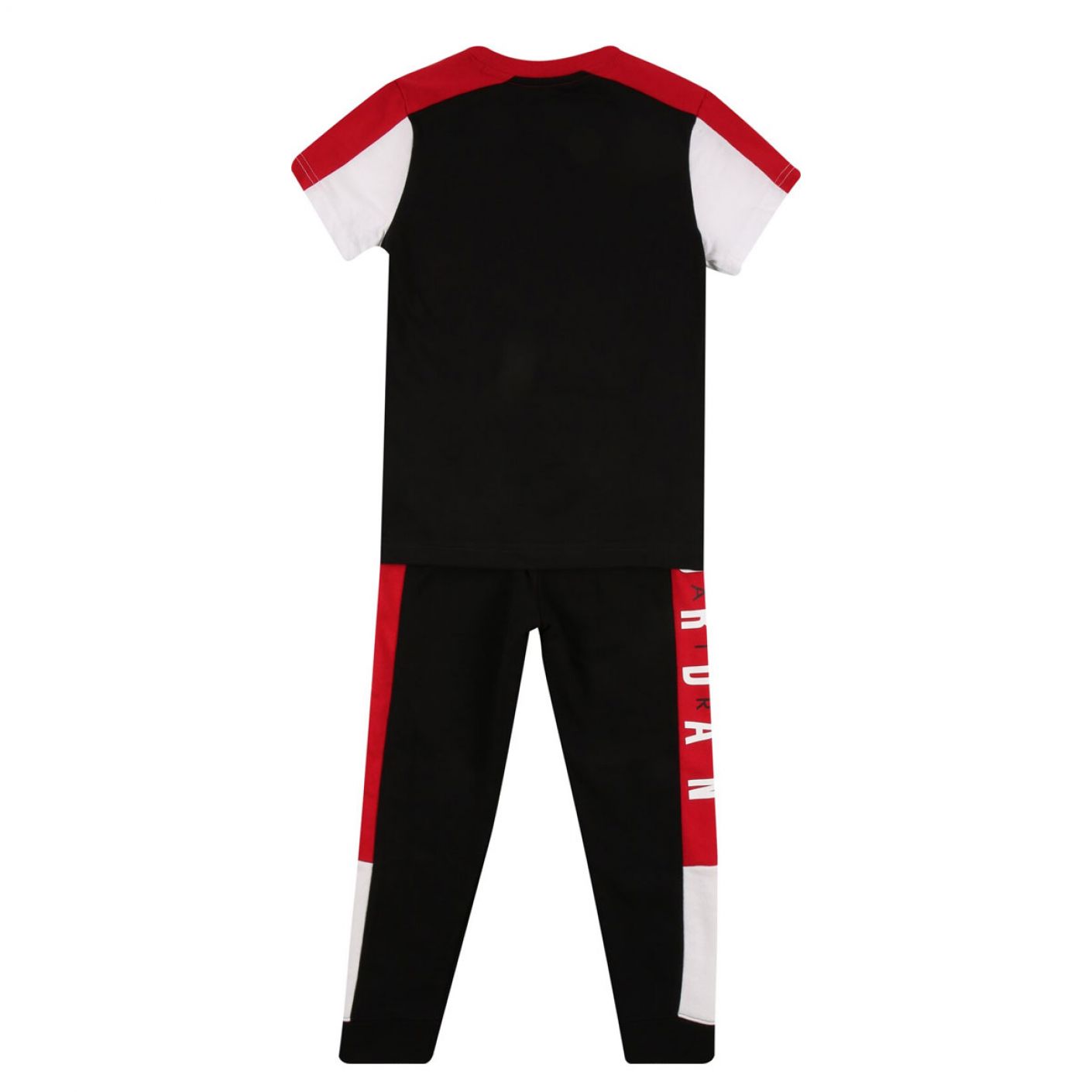 Nike Set Completo Jordan Ait Transitional Nero Rosso da Bambino