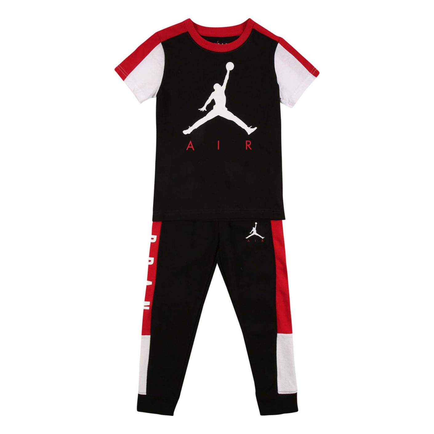 Nike Jordan Ait Transitional Black Red Complete Set for Kids