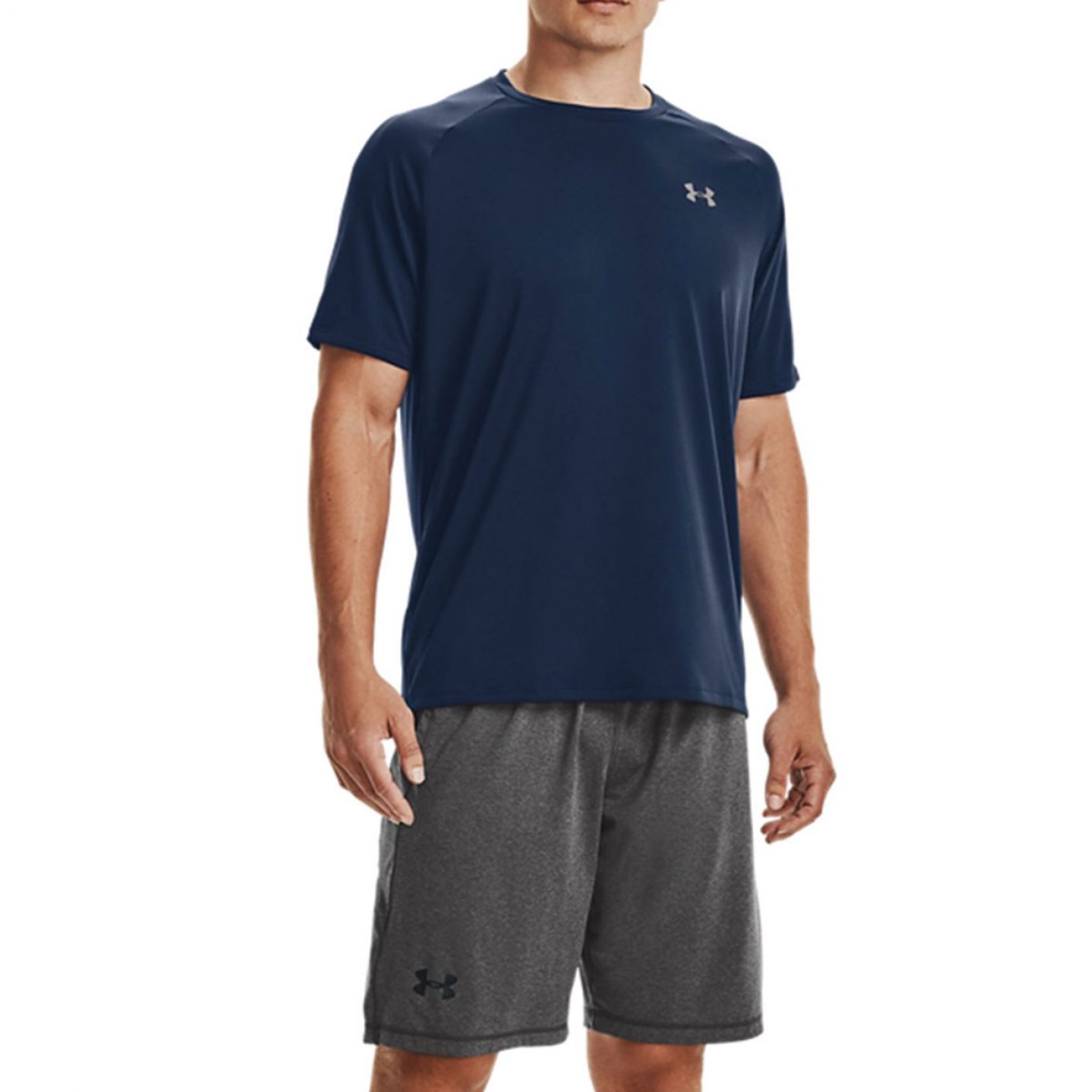 Under Armour Ua Tech 2.0 Marineblaues Herren-T-Shirt