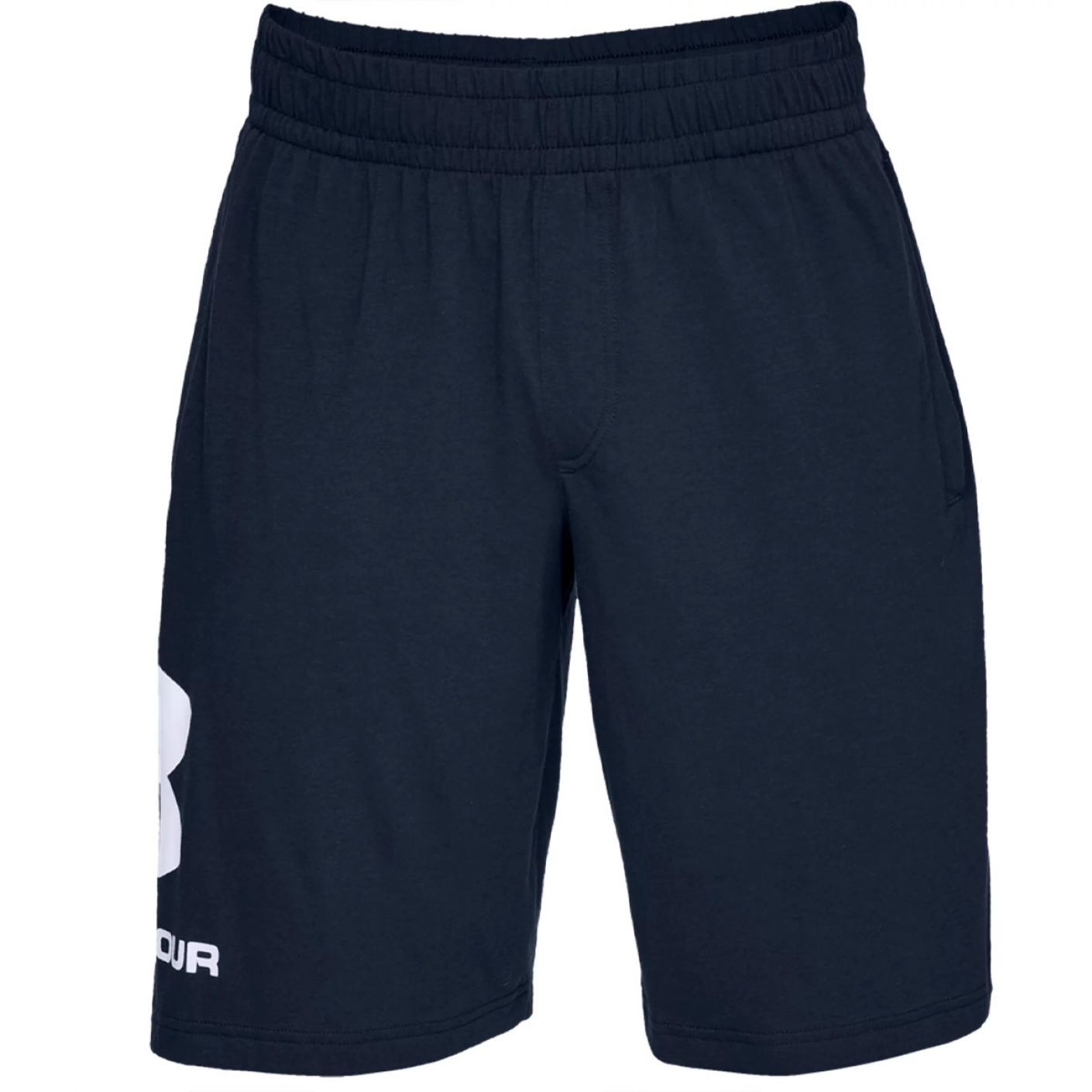 Under Armour Sportstyle Shorts aus marineblauer Baumwolle