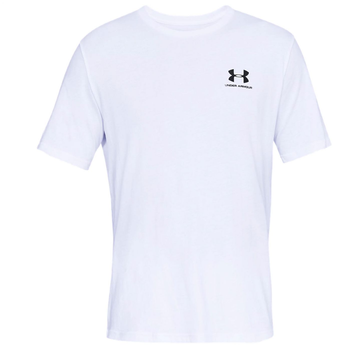 Under Armour Sportstyle T-Shirt für die linke Brust, Weiß