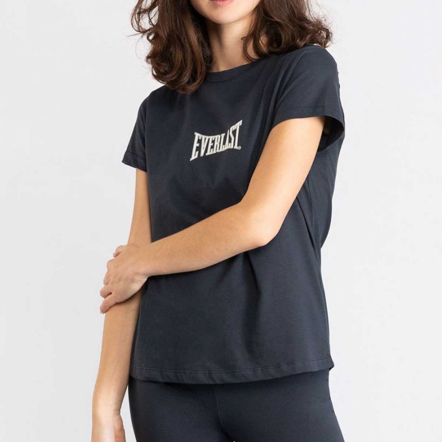 Everlast Blue Stretch T-Shirt für Damen