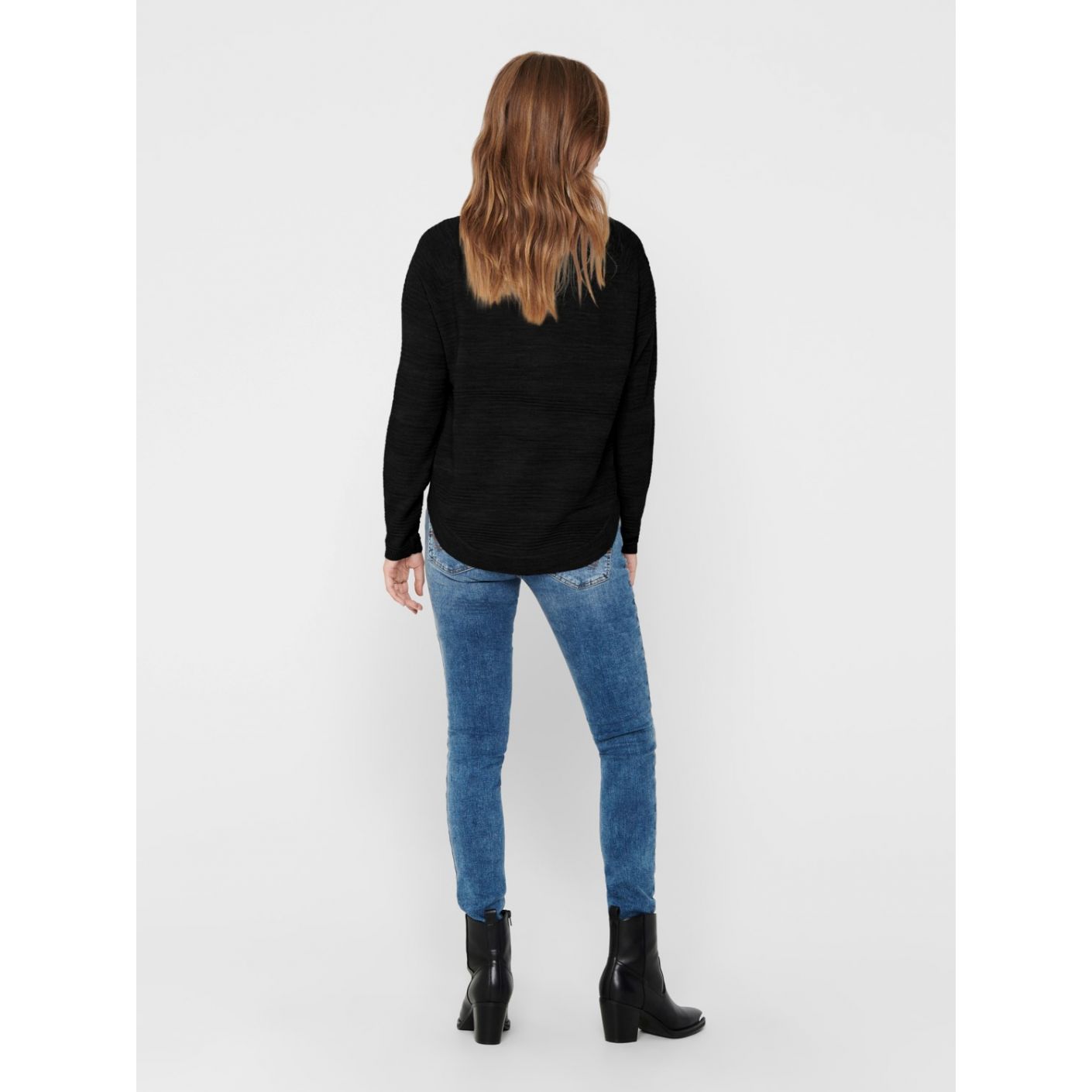 Only - Pullover caviar ls noos knit #blk 15141866