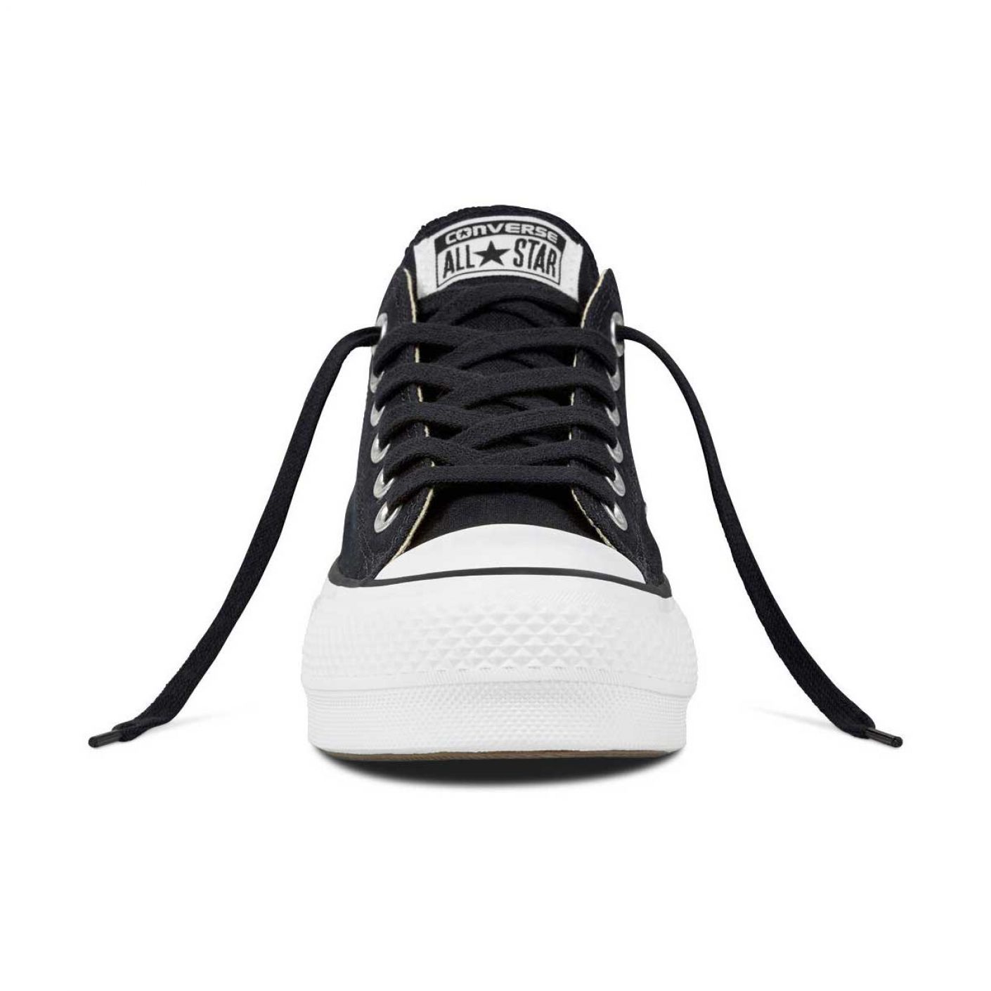 Converse Chuck Taylor All Star Platform Canvas Low Top Nere