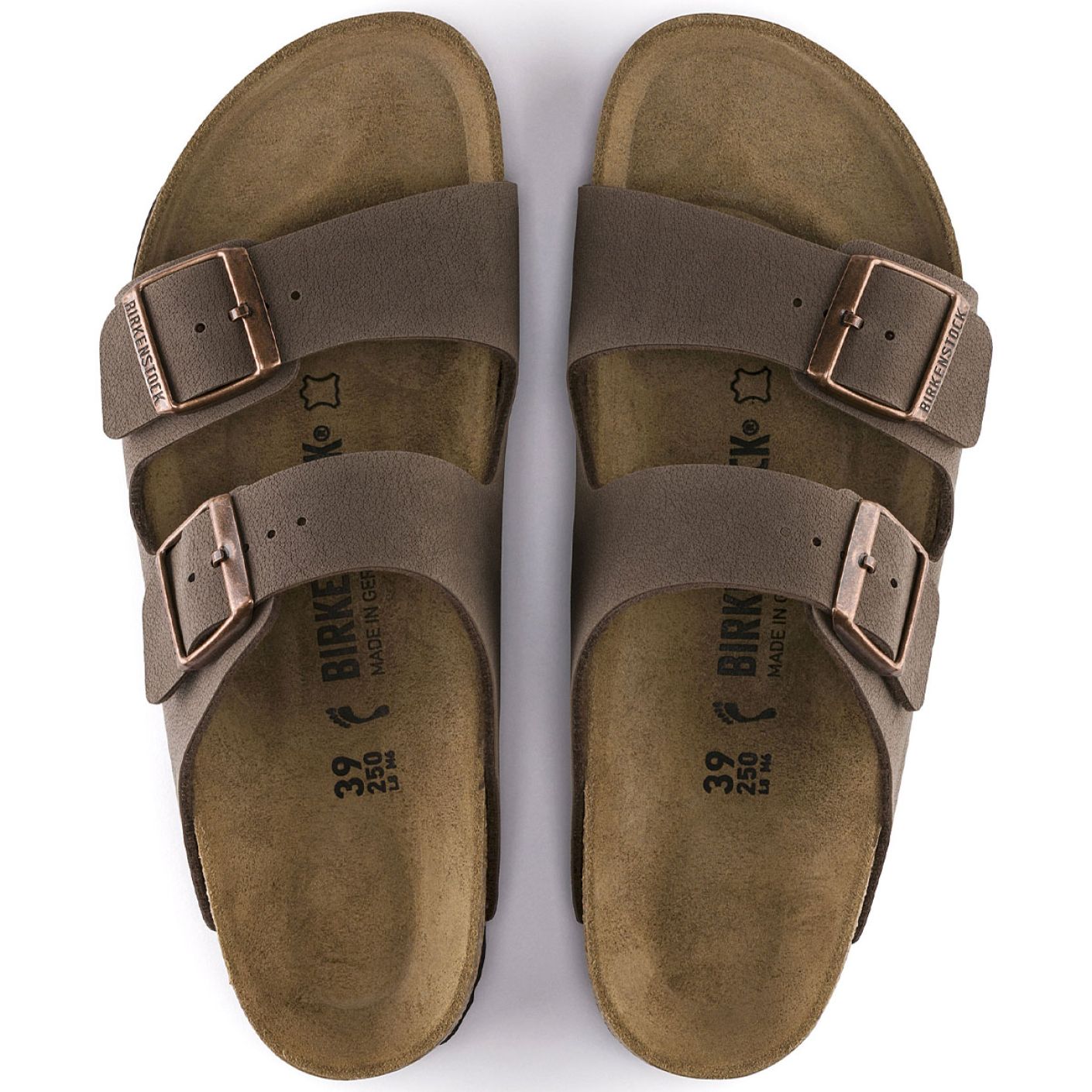 Birkenstock Arizona Mokka, schmale Passform