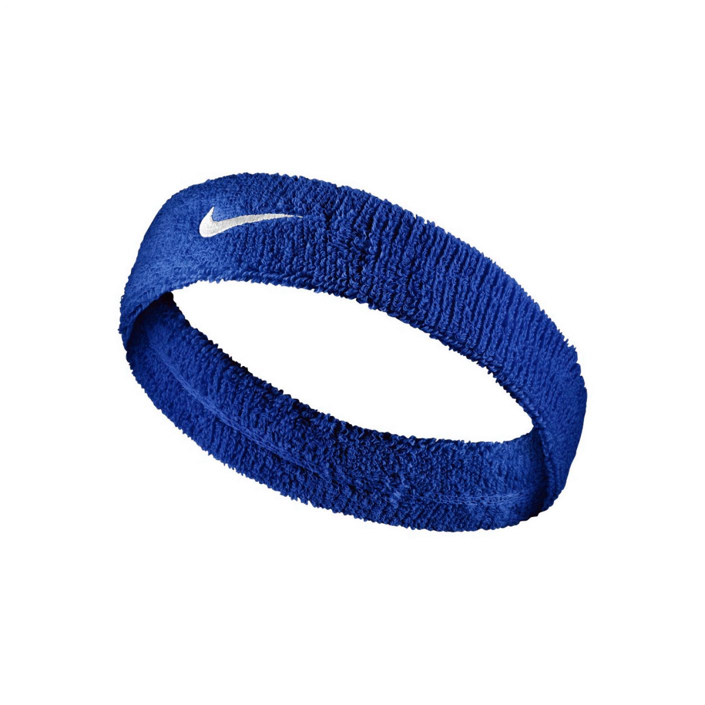 Nike Swoosh Headband Fascia Royal Blue White