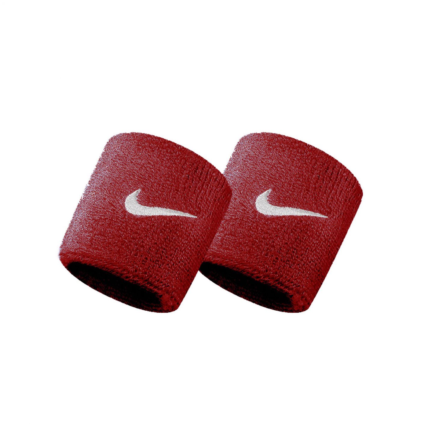 Nike Swoosh Wristbands Polsini Red White