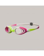 Arena Spider Schwimmbrille für Mädchen, rosa, klare Linse