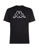 Kappa T-shirt Logo Cromen Black