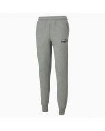 Puma Essential Logo Pants Fleece Grigi da Uomo