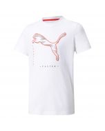 Puma Active Sport Graphic Tee White Kids