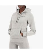 Champion Small Logo Hoodie Grey Women