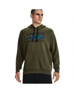 Under Armor Rival Fleece Signature Hd Military Green