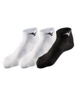 Mizuno Running-Training Mid Socks 3 Pairs White-Black