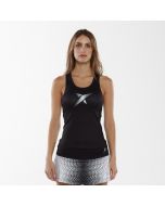Dropshot Sue Black Padel Tank Top