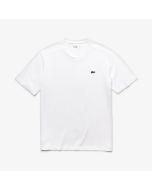 Lacoste T-Shirt Ultra Dry Cotton Sport Bianca-001 da Uomo