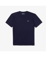 Lacoste T-Shirt Ultra Dry Cotton Sport Blu Navy-166 da Uomo