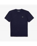Lacoste Ultra Dry Cotton Sport T-Shirt Marineblau für Herren