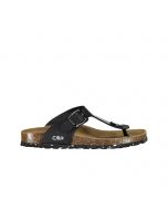 CMP Eco Mymosa Black Flip Flops for Women