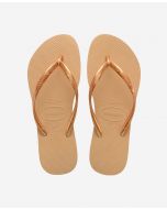 Havaianas Slim Gold Flip Flops for Women