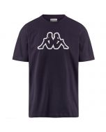 Kappa Cromen Logo T-Shirt Sea blue