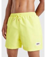 Tommy Hilfiger Medium Length Drawstring Swimsuit with Patch Yellow