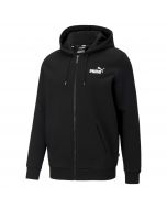 Puma Essential Small Logo Full Zip Hoodie Black