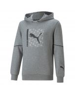 Puma Active Sports Hoodie tr Grey for Boys