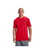 Under Armor T-Shirt Sportstyle Left Chest Ss Red