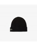 Lacoste Black Wool Cap