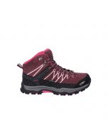 CMP Children's Trekking Boot Rigel Mid Waterproof Plum-Peach Sizes 32-37