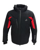 Dubin Men's Ski Jacket Roen Stretch Black-Red