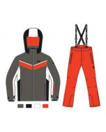 Ast Complete Ski Suit for Boys MilitaryGreen/Orange