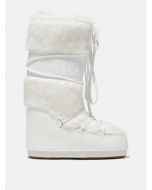 Moon Boot Icon in Ecopelliccia Bianco