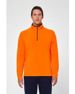 Brekka Men's Recycled Microfleece Zip Up Orange