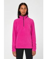 Brekka Women's Recycled Microfleece Zip Up Fuchsia