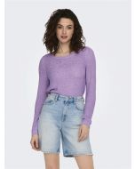 Only Pullover Onlgeena Texture Knitted Purple Rose da Donna 