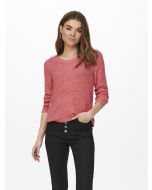 Only Pullover Onlgeena Texture Knitted Tea Rose for Women 