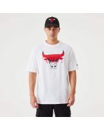 New Era ‌Chicago NBA Drip Logo Bulls T-Shirt white