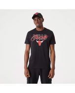 New Era Chicago Bulls NBA Script T-Shirt black