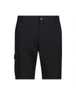 CMP Men's Black Stretch Bermuda Shorts with Pockets