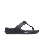 Crocs Boca Wedge Flip Black Women