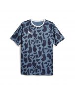 Puma Teamliga Padel Graphic Shirt Marineblau/Chinablau