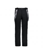 CMP Men's Softshell Ski Salopette Black 