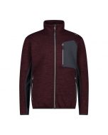 CMP Knit Tech jacquard Burgundy/Black Men's Sweater