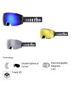 Zero RH+ Ski Mask Code with Box and 3 Lenses