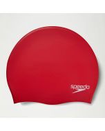 Speedo Silicone Cap Shaped Red